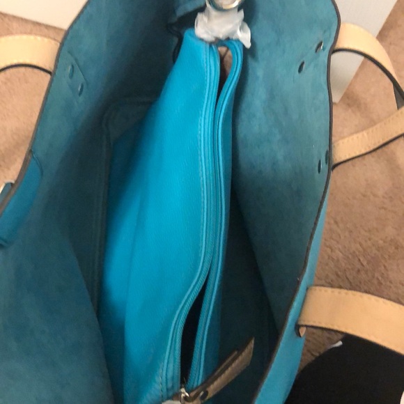 Blue shoulder bag - Picture 3 of 7